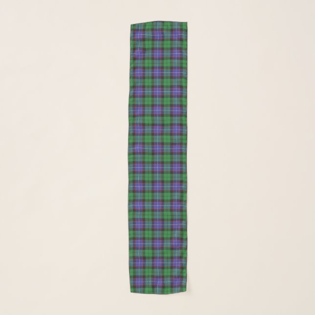 Scottish Clan Galbraith Tartan Plaid Scarf (Front)
