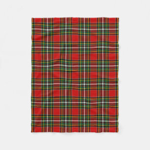 Scottish Clan Gillespie Tartan Plaid Fleece Blanket