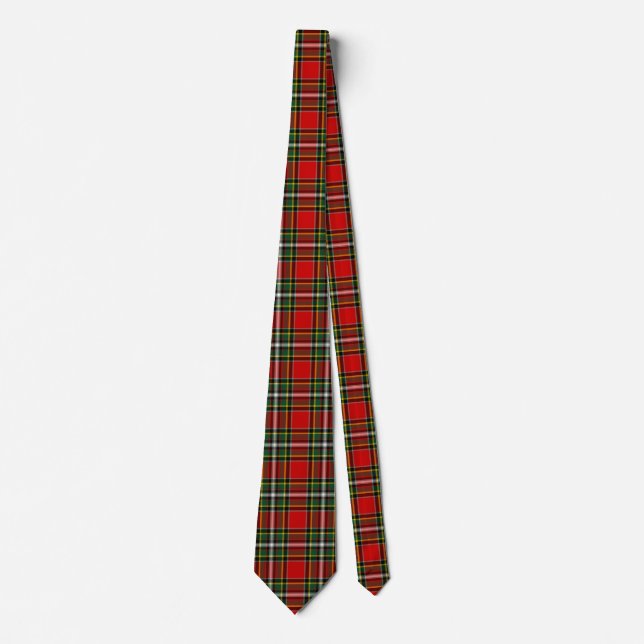Scottish Clan Gillespie Tartan Plaid Neck Tie (Front)