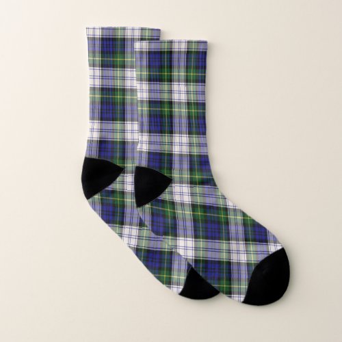 Scottish Clan Gordon Dress Modern Tartan Plaid Socks