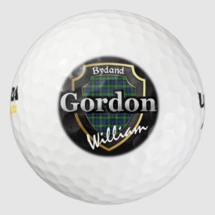 Scottish Clan Gordon Personalize Your Name Golf Balls