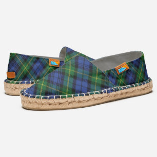 Scottish Clan Gordon Tartan Plaid Espadrilles