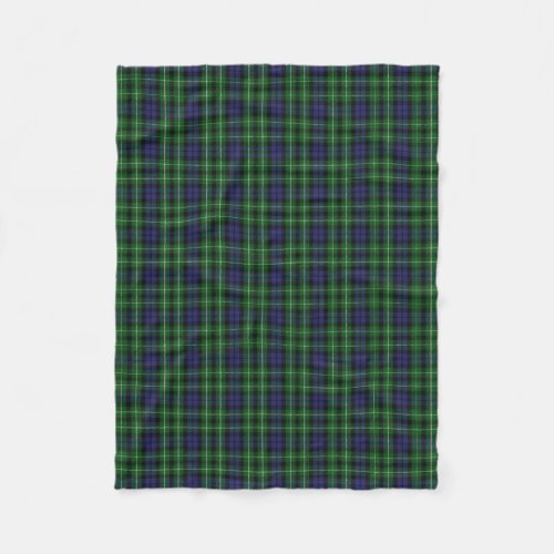 Scottish Clan Graham Classic Tartan Fleece Blanket