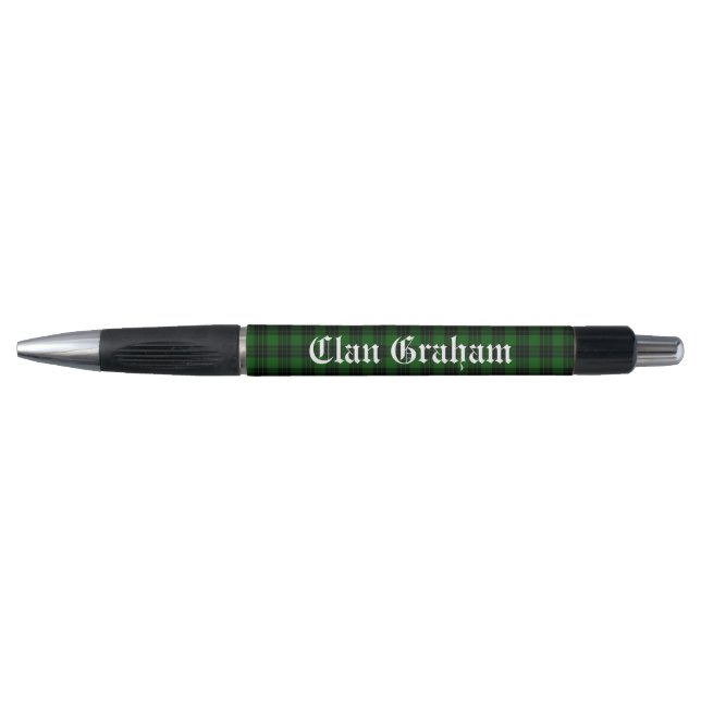 Scottish Clan Graham Tartan Pen (Front)