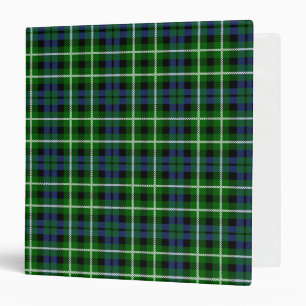 Scottish Clan Graham Tartan Plaid 3 Ring Binder