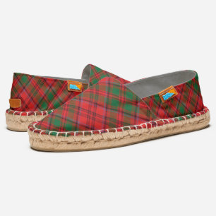 Scottish Clan Grant Tartan Plaid Espadrilles