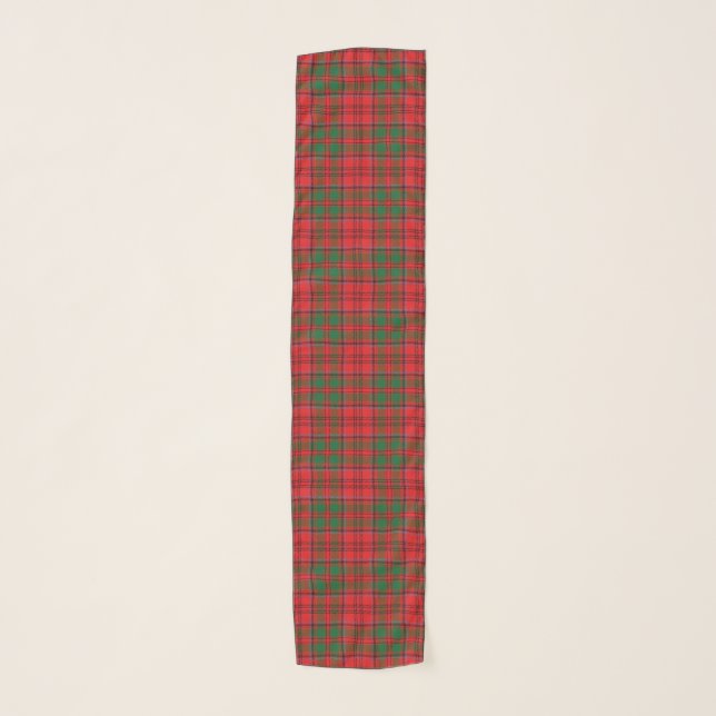 Scottish Clan Grant Tartan Plaid Scarf (Front)