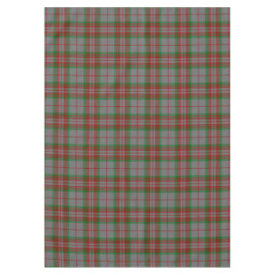 Scottish Clan Gray Tartan Plaid Tablecloth