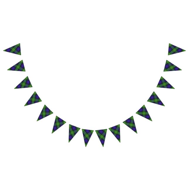 Scottish Clan Gunn Tartan Bunting Flags (All)
