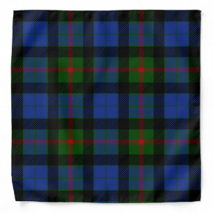 Scottish Clan Gunn Tartan Plaid Bandana