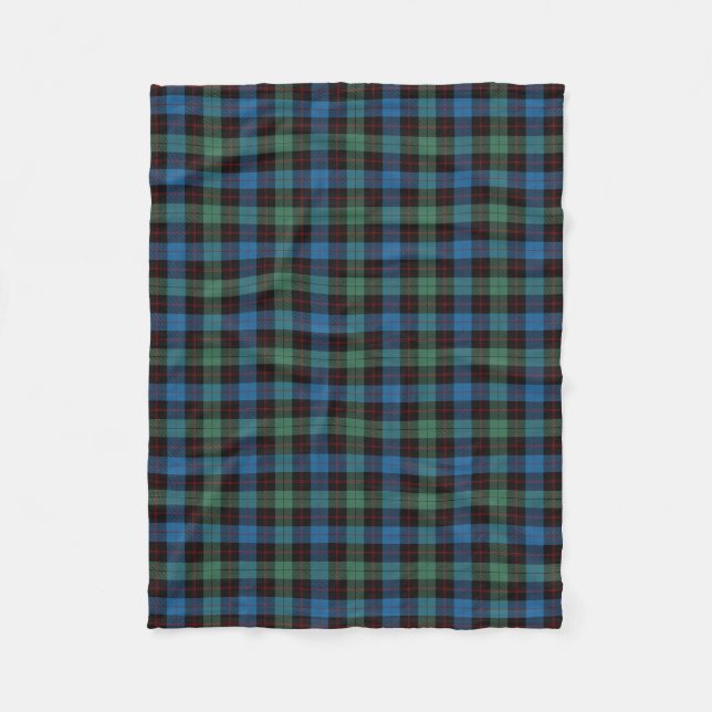 Scottish Clan Guthrie Classic Tartan Fleece Blanket (Front)