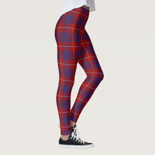 Scottish Clan Hamilton Tartan Leggings