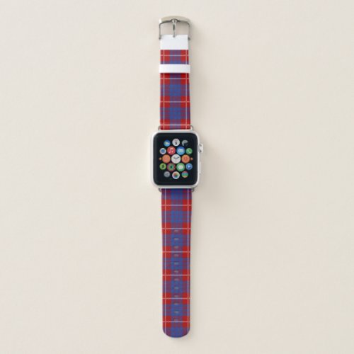 Scottish Clan Hamilton Tartan Plaid Apple Watch Band