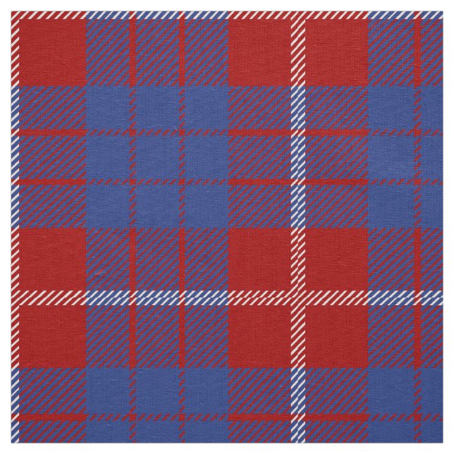 Scottish Clan Hamilton Tartan Plaid Fabric (Swatch)