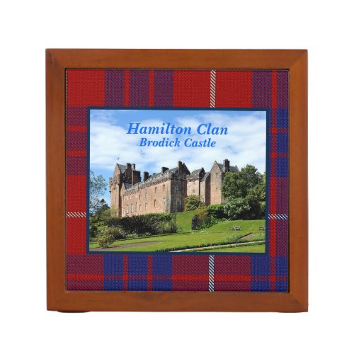 Scottish Clan Hamiltons Brodick Castle Arran Desk Organizer