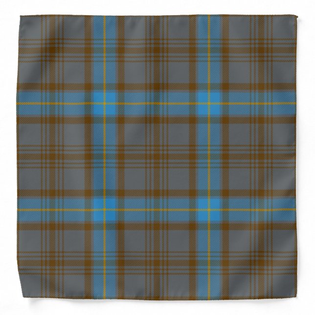 Scottish Clan Hannah Tartan Plaid Bandana (Front)
