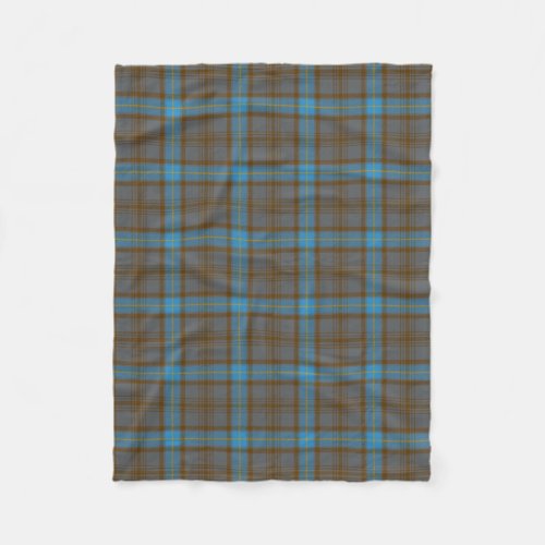 Scottish Clan Hannah Tartan Plaid Fleece Blanket