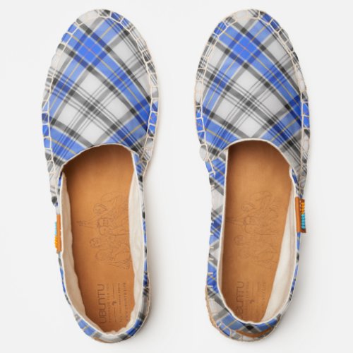 Scottish Clan Hannay Tartan Plaid Espadrilles