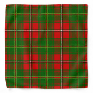 Scottish Clan Hay Tartan Plaid Bandana