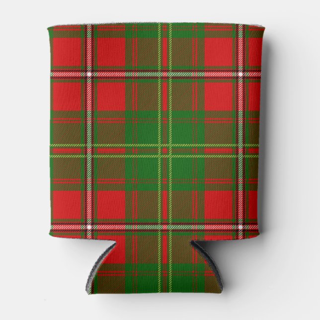 Scottish Clan Hay Tartan Plaid Can Cooler (Front)