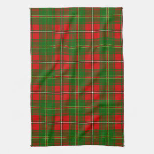 Scottish Clan Hay Tartan Plaid Kitchen Towel
