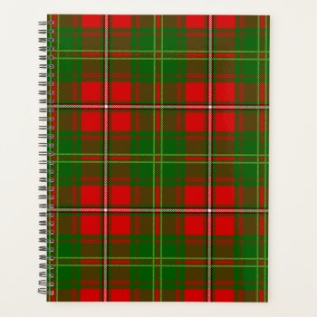 Scottish Clan Hay Tartan Plaid Planner by thecelticflame at Zazzle