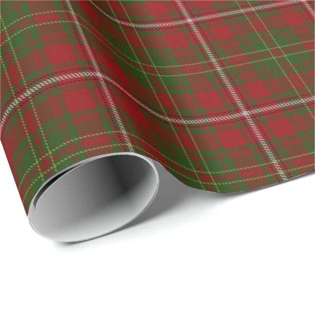 Scottish Clan Hay Tartan Wrapping Paper (Roll Corner)