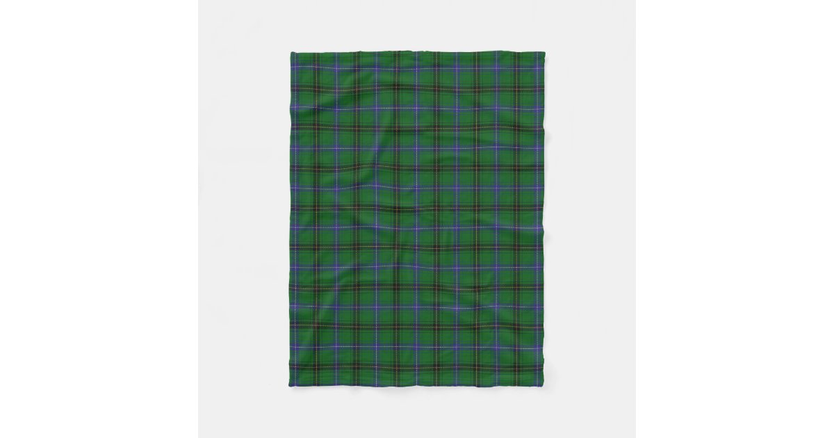 Henderson Modern Tartan Crest Blanket Wave Style