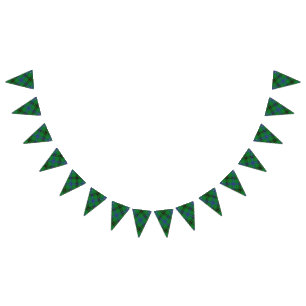 Scottish Clan Henderson Tartan Bunting Flags