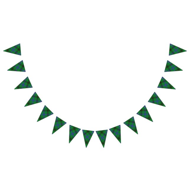 Scottish Clan Henderson Tartan Bunting Flags (All)