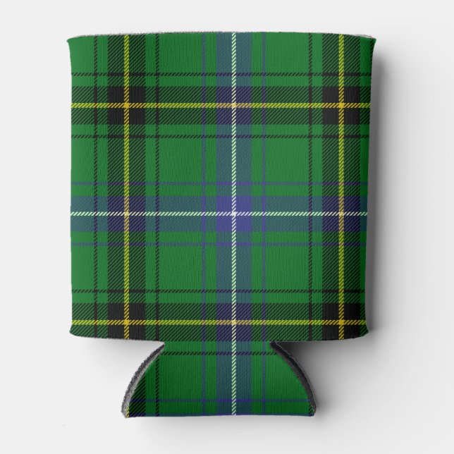 Scottish Clan Henderson Tartan Plaid Can Cooler (Front)