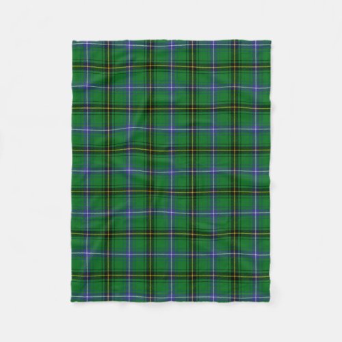 Scottish Clan Henderson Tartan Plaid Fleece Blanket