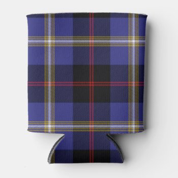 Scottish Clan Hill Tartan Plaid Can Cooler by thecelticflame at Zazzle