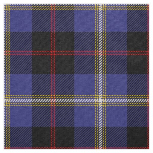 Scottish Clan Hill Tartan Plaid Fabric