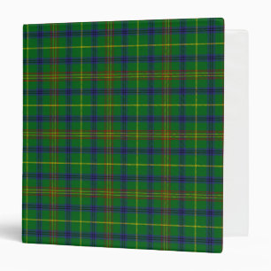 Scottish Clan Holmes Tartan Plaid 3 Ring Binder