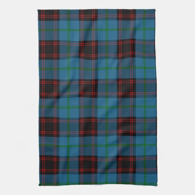 Scottish Clan Home Tartan Plaid Kitchen Towel (Vertical)