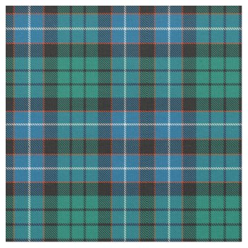 Scottish Clan Hunter Ancient Tartan Plaid Fabric by thecelticflame at Zazzle