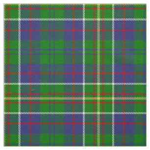 Scottish Clan Hunter Tartan Plaid Fabric