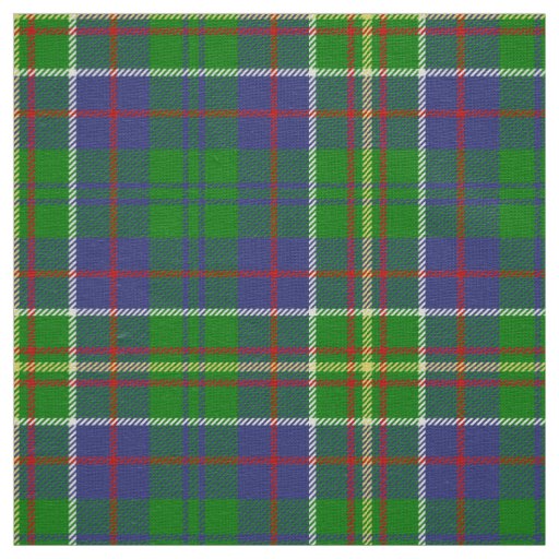 Scottish Clan Hunter Tartan Plaid Fabric