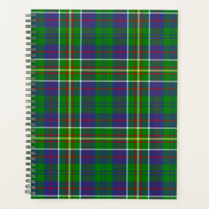 Scottish Clan Hunter Tartan Plaid Planner