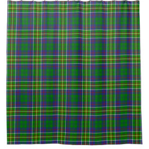 Scottish Clan Hunter Tartan Plaid Shower Curtain