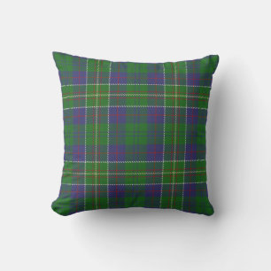 Scottish Clan Hunter Tartan Throw Pillow