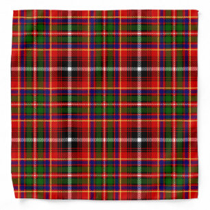 Scottish Clan Innes Tartan Plaid Bandana