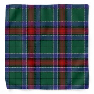 Scottish Clan Jardine Dress Tartan Plaid Bandana