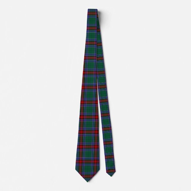 Scottish Clan Jardine Dress Tartan Plaid Neck Tie (Front)