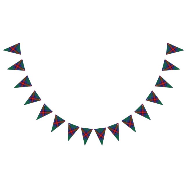 Scottish Clan Jardine Tartan Bunting Flags (All)