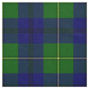 Scottish Clan Johnston Tartan Plaid Fabric