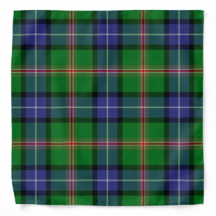 Scottish Clan Jones Tartan Plaid Bandana