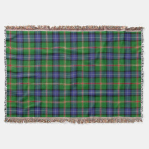 Scottish Clan Jones Tartan Plaid Throw Blanket