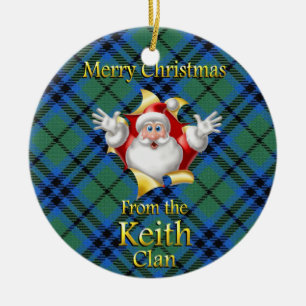 Scottish Clan Keith Christmas Ornament